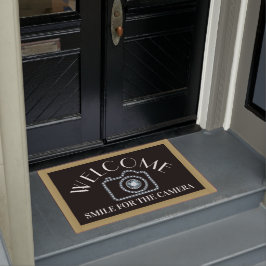 Welkom Deurmat - Glimlach voor de camera