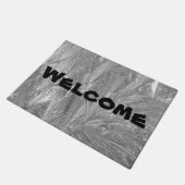 "Welkom" deurmat met een gecompliceerd voorontwerp (Schuin)