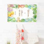 Welkom Dinosaur Baby Spandoek (Insitu)