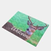 Welkom Doormat 7-punts Buck Painterly Deurmat (Schuin)