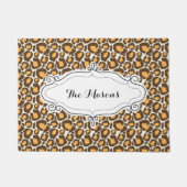 Welkom Doormat {Luipaard Afdrukken} Deurmat (Voorkant)