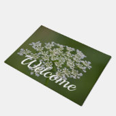 Welkom Doormat van koningin Anne's Lace Deurmat (Schuin)