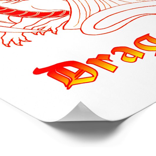 Welkom Dragons Poster (Hoek)