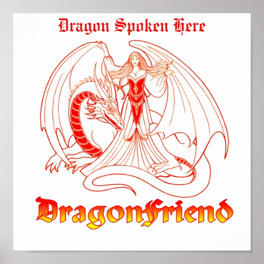 Welkom Dragons Poster (Voorkant)