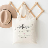 Welkom EDITABLE COLOR Lovely Calligraphy Tote Bag