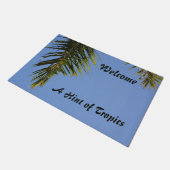 Welkom Een hint van tropen Deurmat (Schuin)