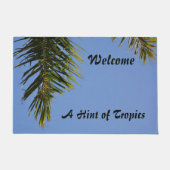 Welkom Een hint van tropen Deurmat (Voorkant)