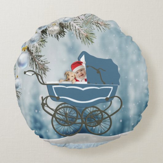 Welkom een jongen rond kussen (Achterkant)