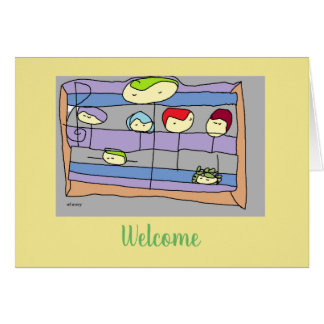 Welkom een nieuwe medewerker met een Drawlings' ka