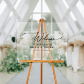 Welkom Elegant Wedding Acryl Bord