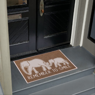 Welkom Elephant Doormat, lieflijk olifant Doormat Deurmat