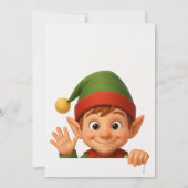 Welkom Elf Feest | Aankomst Viering Noordpool Kaart (Achterkant)