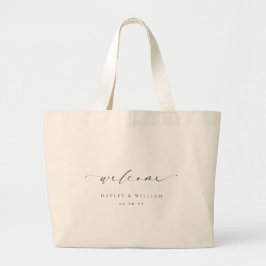 Welkom Ellesmere Wedding Grote Tote Bag
