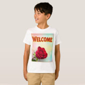 Welkom en dank je op T-shirts (Voorkant volledig)
