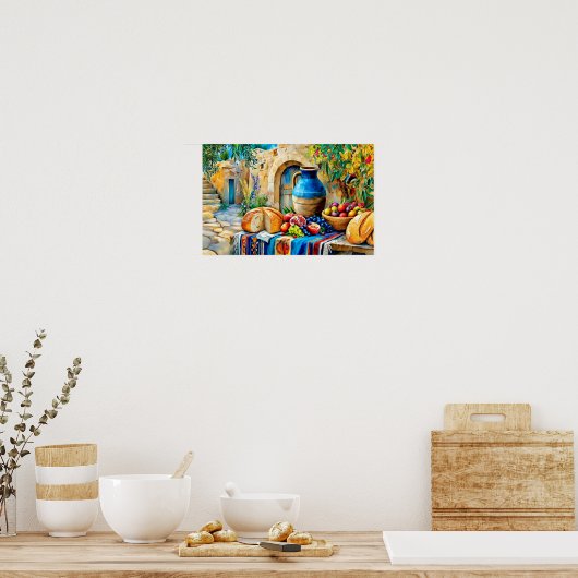 Welkom en Rust Poster (Keuken)
