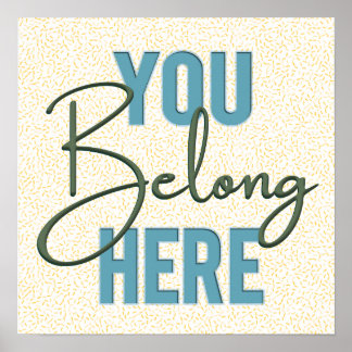 Welkom evenement/kerkcompliment voor Retro Poster