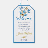 Welkom Favor Party Gift Label Cadeaulabel (Voorkant)