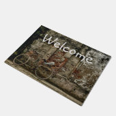 Welkom fiets deurmat (Schuin)