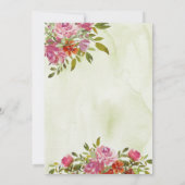 Welkom Frankrijk Aquarel Bruiloft Kaart (Achterkant)