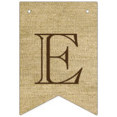 Welkom Friends Burlap Kijk naar zonnebloemen Vlaggetjes (Tweede vlag)