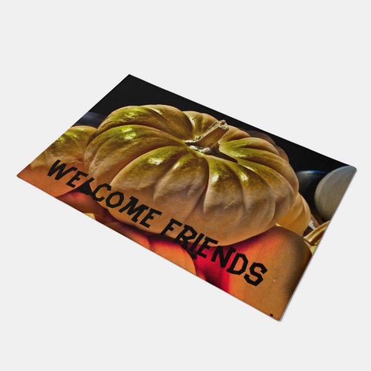 Welkom Friends Pumpkin Deurmat (Schuin)