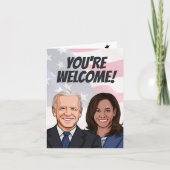 Welkom, ga nu maar slapen kaart (Voorkant)