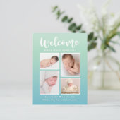 Welkom galerij Modern Aankondiging Briefkaart (Staand voorkant)