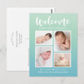 Welkom galerij Modern Aankondiging Briefkaart (Voorkant / Achterkant)