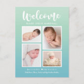 Welkom galerij Modern Aankondiging Briefkaart (Voorkant)