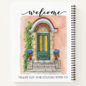 Welkom Gastboek Huisvestingsvakantie Notitieboek (Achterkant)