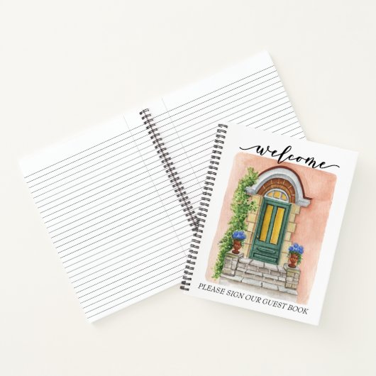 Welkom Gastboek Huisvestingsvakantie Notitieboek (Binnen)