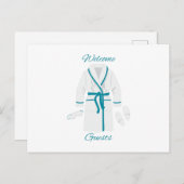 Welkom gasten briefkaart (Voorkant / Achterkant)