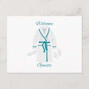 Welkom gasten briefkaart