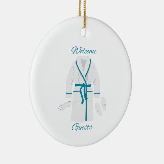 Welkom gasten keramisch ornament (Rechts)