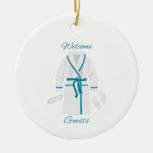 Welkom gasten keramisch ornament (Voorkant)