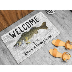 Welkom, Gevist thuisgebruik Walleye Familienaam Deurmat