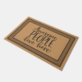 Welkom Geweldige mensen hier Deurmat (Schuin)