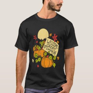 Welkom geweldige pomkin t-shirt