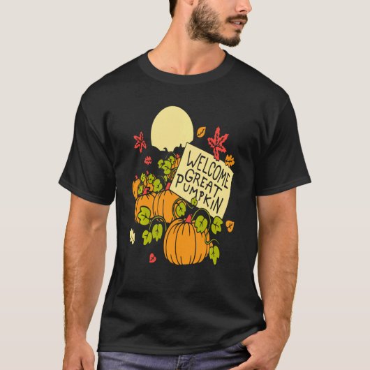 Welkom geweldige pomkin t-shirt (Voorkant)
