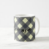 WELKOM - GINGHAM KOFFIEMOK (Voorkant rechts)