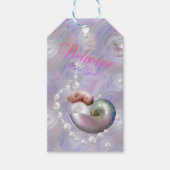 Welkom Girl Baby shower Gift Labels Cadeaulabel (Voorkant)