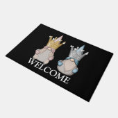 Welkom Gnome Deurmat (Schuin)