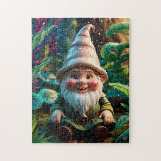 Welkom Gnome Legpuzzel (Verticaal)