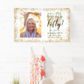 Welkom Gouden 50e Verjaardag Foto Banner (Insitu)