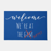 Welkom Grappig We zijn bij de Buffett Cruise Deurmat (Voorkant)