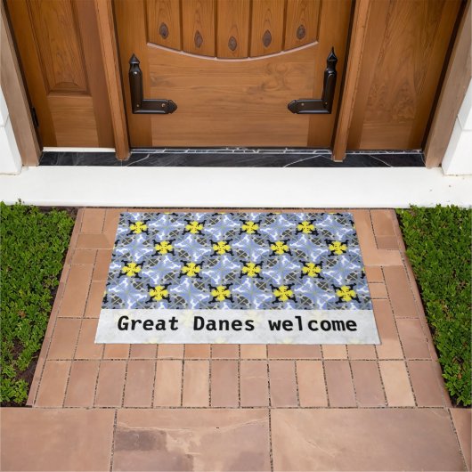 Welkom Great Dane-patroon Deurmat (Buiten)