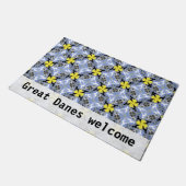 Welkom Great Dane-patroon Deurmat (Schuin)