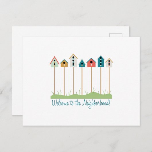 Welkom groep briefkaart (Voorkant / Achterkant)