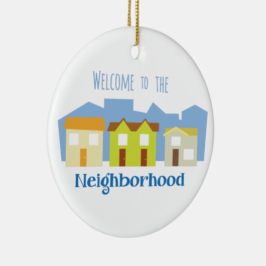 Welkom groep keramisch ornament (Rechts)