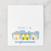 Welkom groep plaatskaartje (Buitenkant ongevouwen)